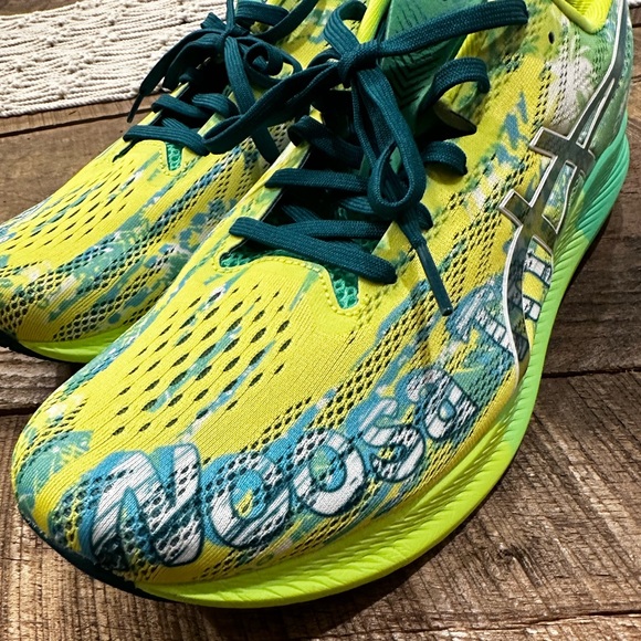 ASICS Noosa Tri 14 Shoes - Men’s US 11 - Safety Yellow NEW - Picture 3 of 11